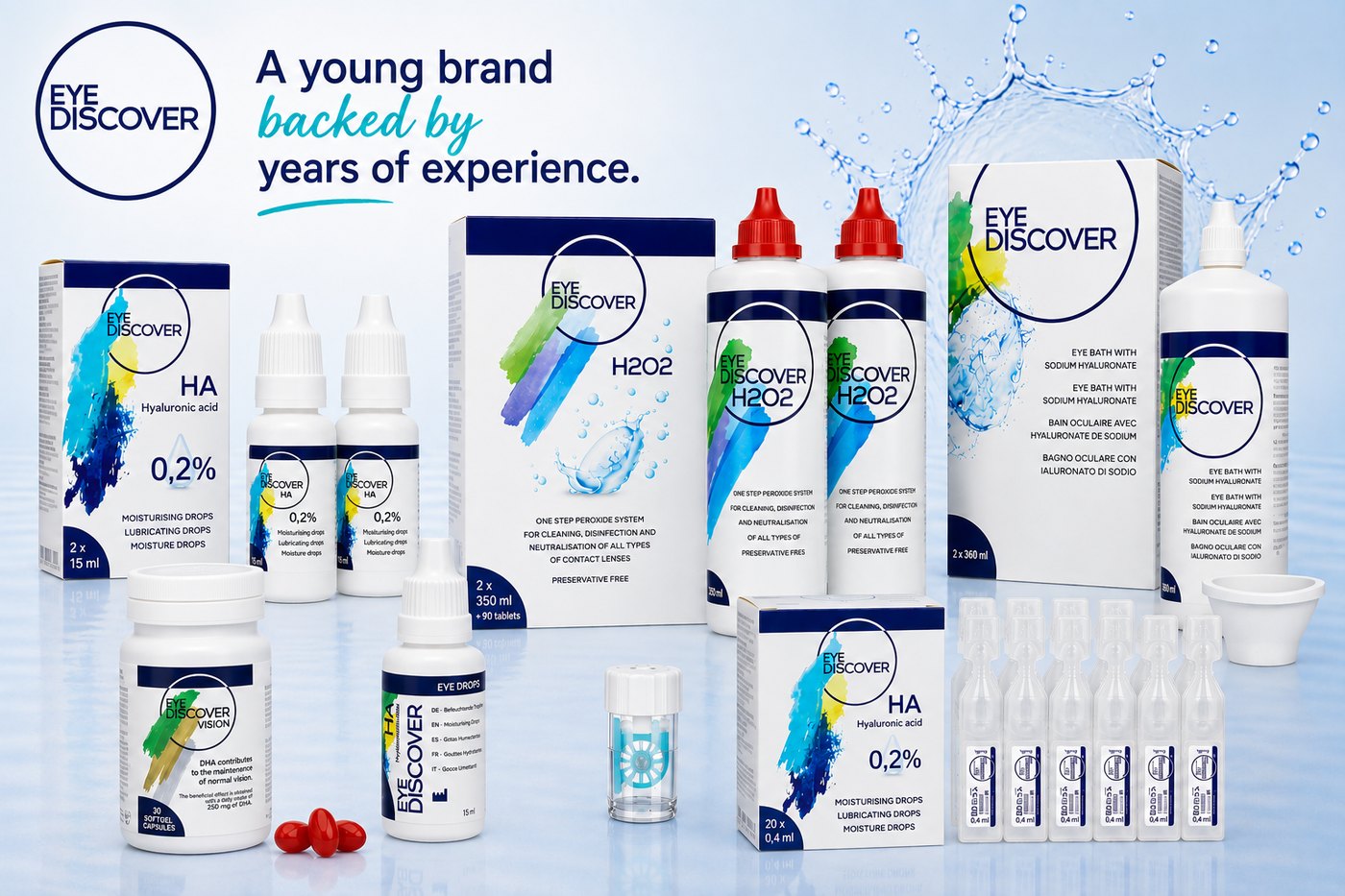 EYE DISCOVER range for everyday eye care